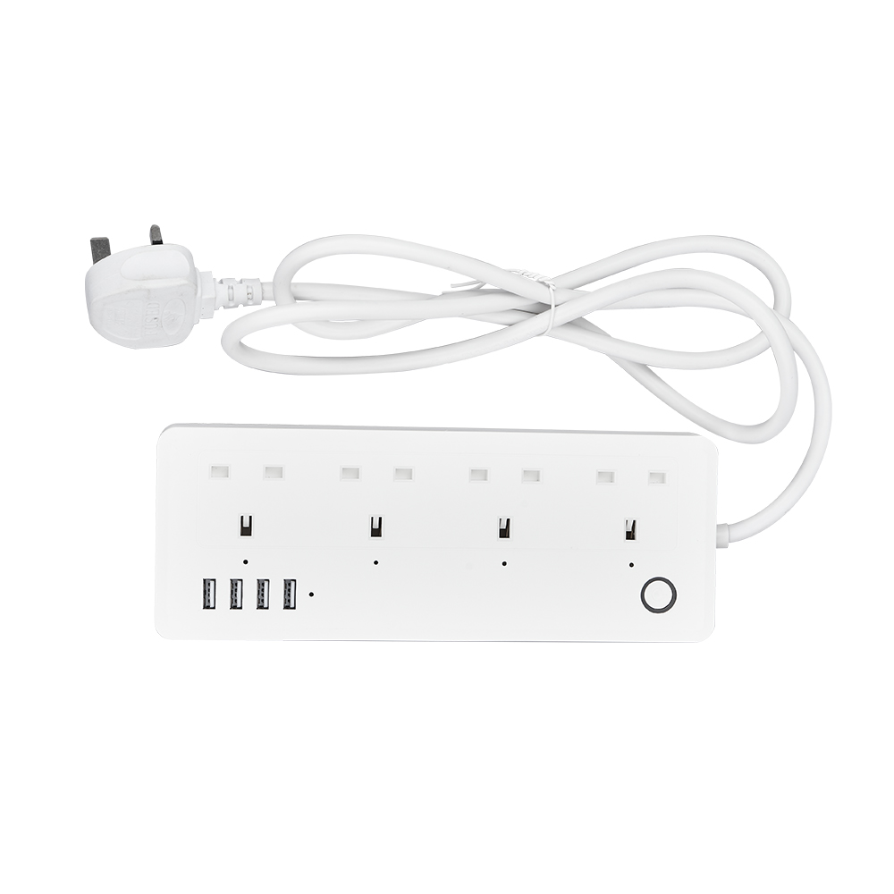 BRITISH TYPE 5 WAY CONTROL AND 4 USB SOCKET 